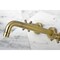 Kingston Brass Roman Tub Faucet, Antique Brass, Wall Mount KS8023DX - alternate 3